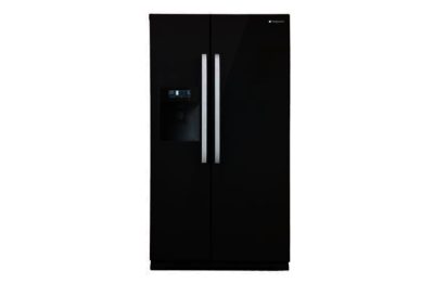 Hotpoint SXBD925 American Fridge Freezer - Black/Ins/Del/Rec